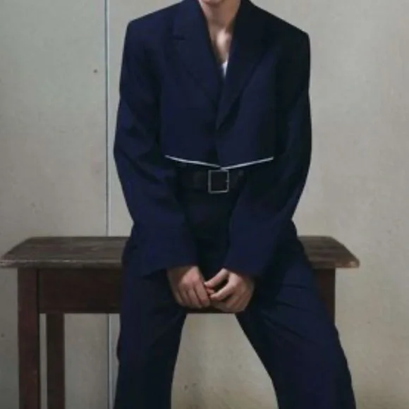 ZARA striped crop bomber blazer - Picture 14 of 15